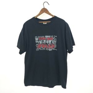 GOLD MIND SQUAD Cotton Black T-shirt XL